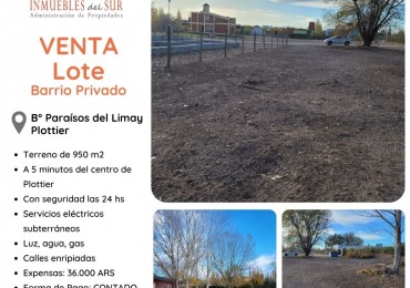 Lote en barrio privado - Plottier