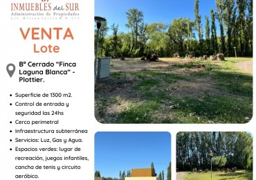 Venta Lote en Barrio Cerrado - Plottier