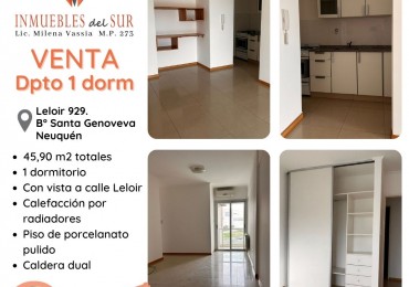 VENTA Departamento de 1 dormitorio en Neuquen